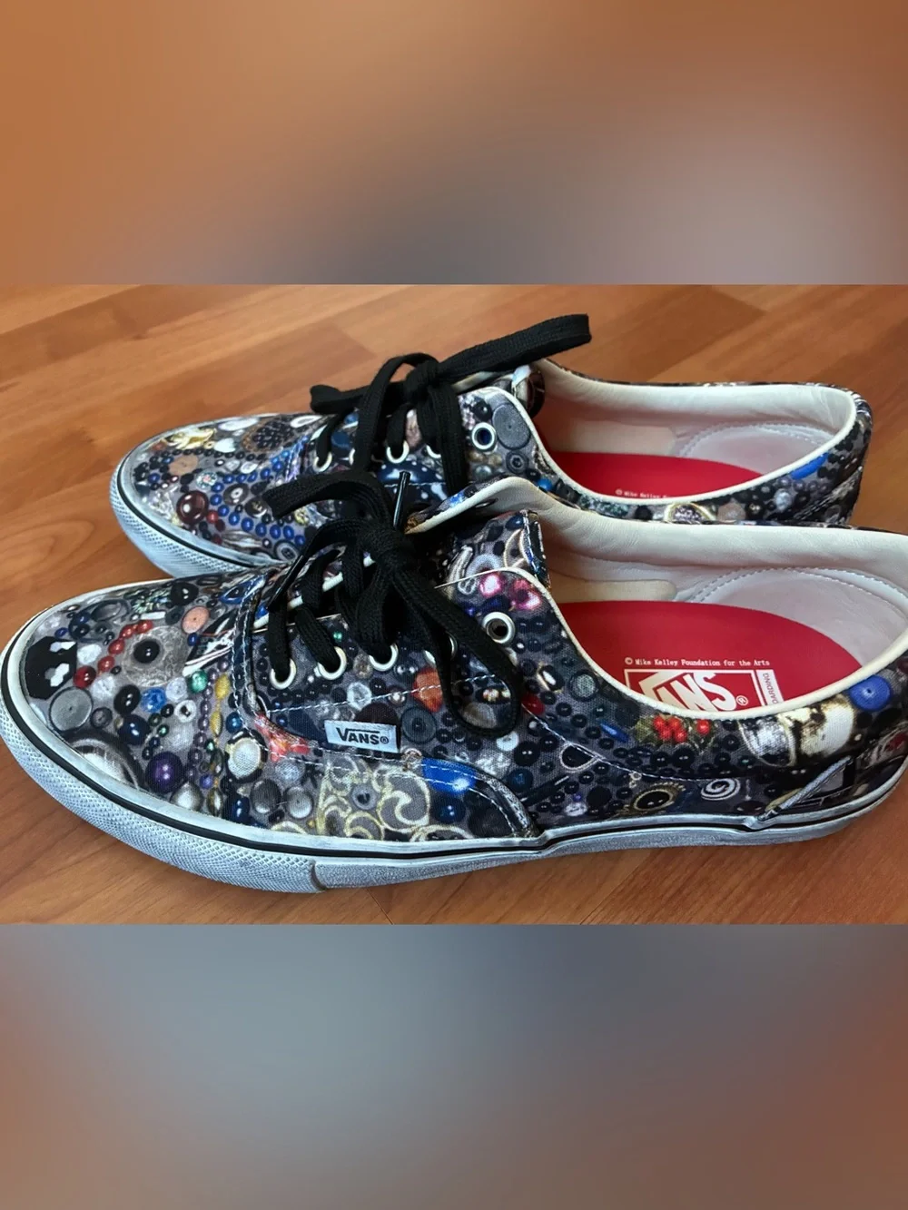 NEW Supreme x Mike Kelley x Vans Era 'Black' Sz 12